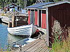Boote in Arkösund