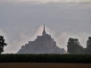 Mont-Saint-Michel von Ferne